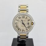Cartier Ballon Bleu 36mm — Steel & Yellow Gold with Diamond Bezel 1
