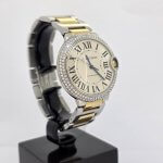 Cartier Ballon Bleu 36mm — Steel & Yellow Gold with Diamond Bezel 3