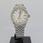 Rolex Oyster Perpetual Datejust 31 — Steel & White Gold, Silver Diamond Dial 1